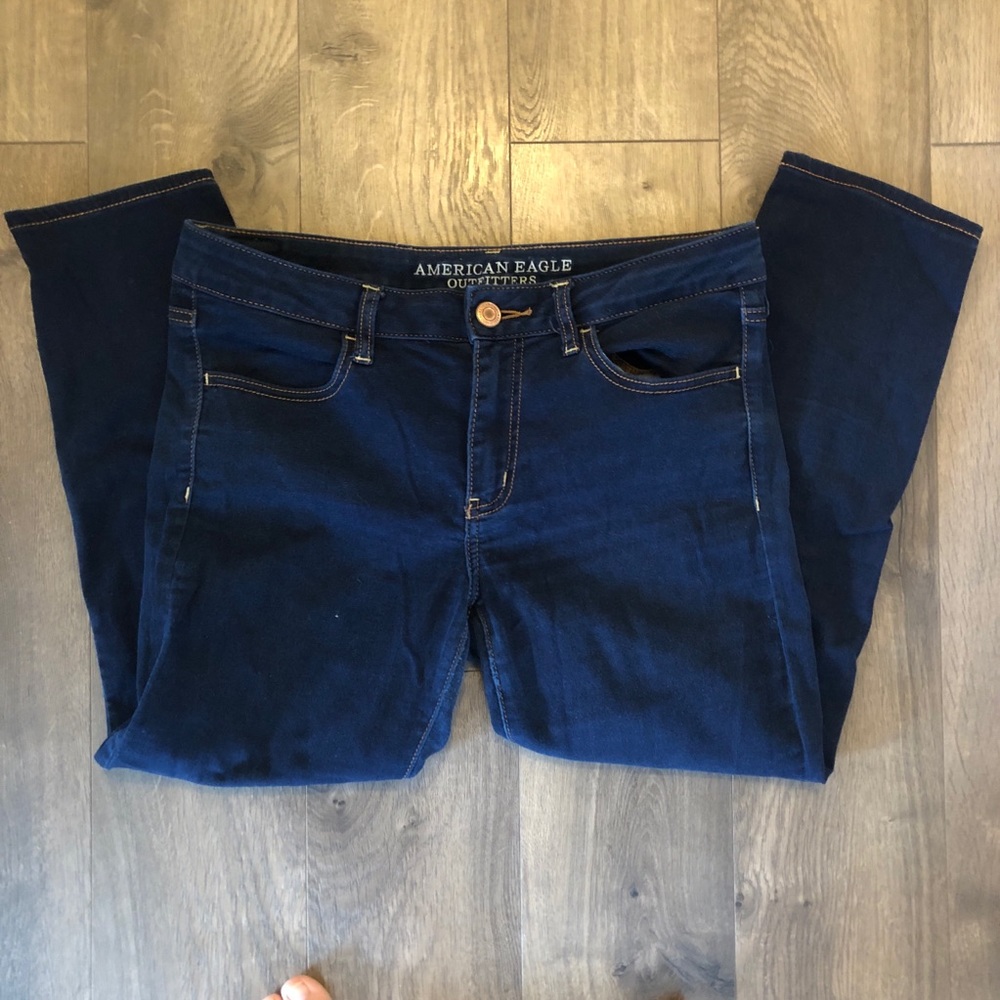 American eagle outfitters cropped denim